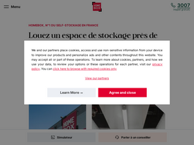 'homebox.fr' screenshot
