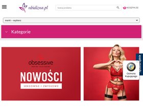 'nbielizna.pl' screenshot