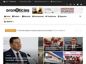 'oronoticias.com.mx' screenshot