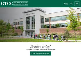 'gtcc.edu' screenshot