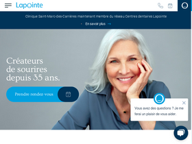 'centreslapointe.com' screenshot