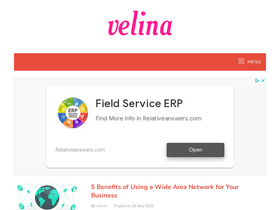 'velina.info' screenshot