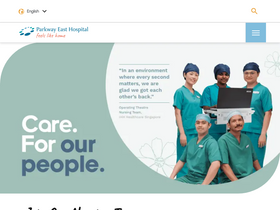 'parkwayeast.com.sg' screenshot