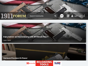 '1911forum.com' screenshot