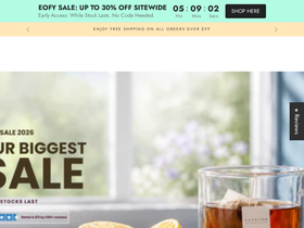 Tavalon Australia homepage screenshot
