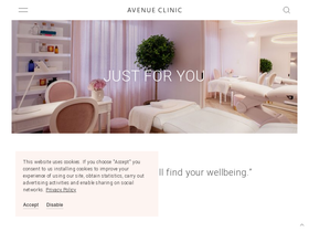 'avenue.clinic' screenshot
