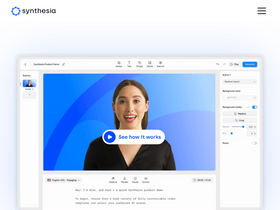 'synthesia.io' screenshot