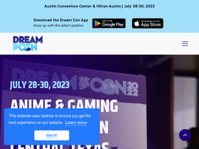 'dreamconvention.com' screenshot
