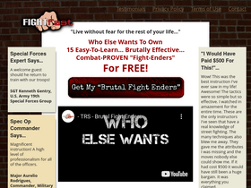 'fightfast.com' screenshot