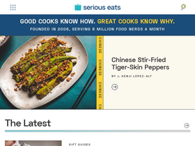'seriouseats.com' screenshot