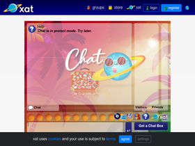 'xat.com' screenshot