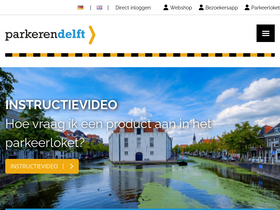 'parkerendelft.com' screenshot
