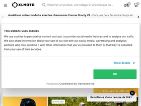 'xlmoto.fr' screenshot