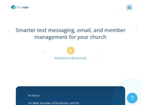 'holyredeemerkensingtonmd.flocknote.com' screenshot