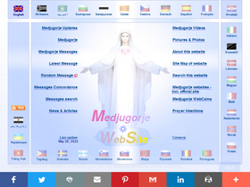 'medjugorje.ws' screenshot