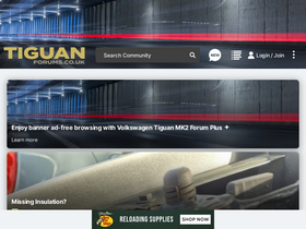 'tiguanforums.co.uk' screenshot