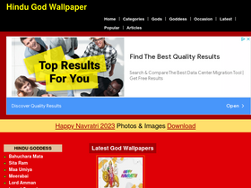'hindugodwallpaper.com' screenshot