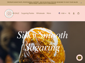 silkysmoothsugaring.com homepage screenshot