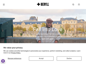 Beryll website screenshot