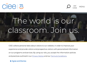 'ciee.org' screenshot