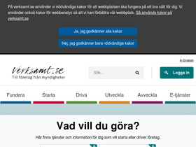 'verksamt.se' screenshot