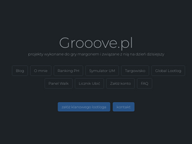 'grooove.pl' screenshot
