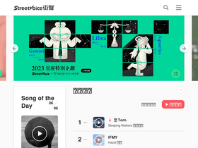 'streetvoice.com' screenshot