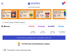 'infoprice.by' screenshot