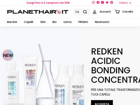 'planethair.it' screenshot