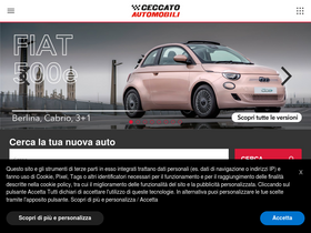 'ceccatoautomobili.it' screenshot