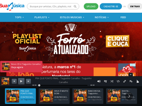 'suamusica.cd' screenshot