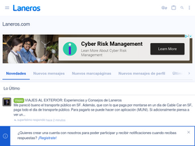 'laneros.com' screenshot