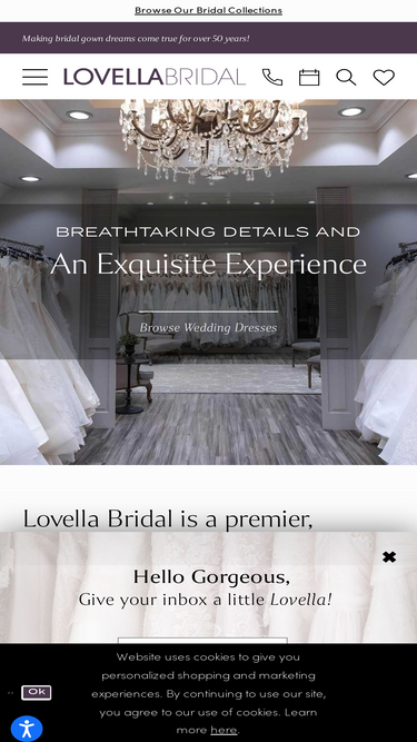 lovellabridal.com
