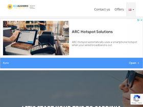 'blualghero-sardinia.com' screenshot