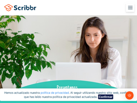 'scribbr.es' screenshot