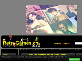 'retrogames.cz' screenshot