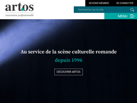 'artos-net.ch' screenshot