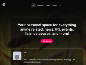 'anime.com' screenshot