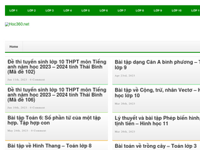 'hoc360.net' screenshot