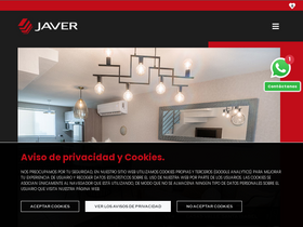 'javer.com.mx' screenshot