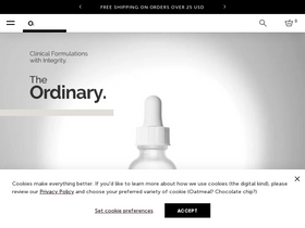 'theordinary.com' screenshot