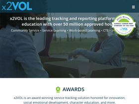 'x2vol.com' screenshot