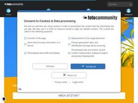 'fotocommunity.de' screenshot