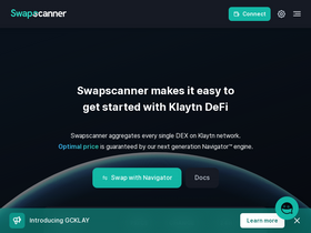 'swapscanner.io' screenshot