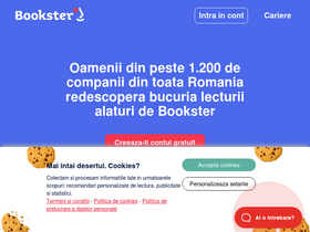 'bookster.ro' screenshot