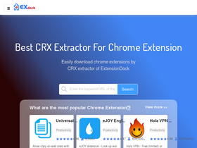 'extensiondock.com' screenshot