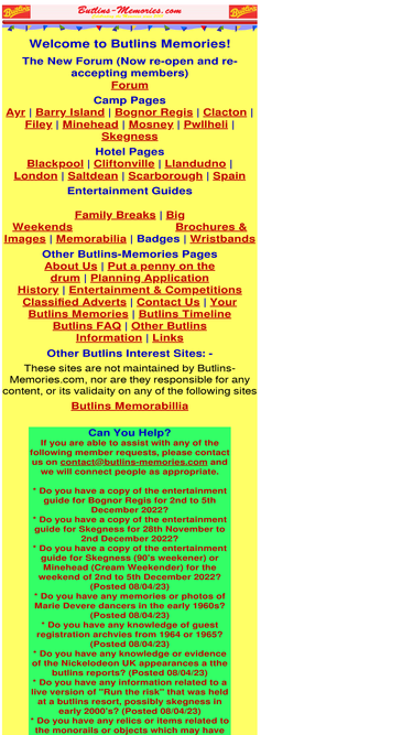 butlins-memories.com