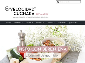 'velocidadcuchara.com' screenshot