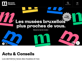 'brusselsmuseums.be' screenshot