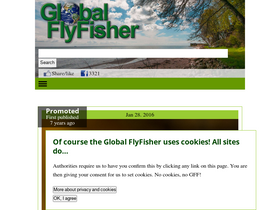 'globalflyfisher.com' screenshot